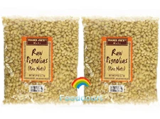 2 Packs Trader Joe's Raw Pignolias Pine Nuts 8 oz Each Pack, Total 16 oz
