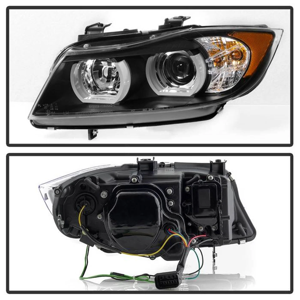Spyder Signature LBDRL Black Projector Headlight For 06-08 BMW E90 3-Series 4DR - Image 4 of 4