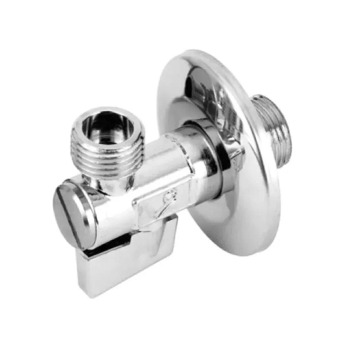 RUBINETTO SOTTOLAVABO A SFERA IN OTTONE CROMATO CON FILTRO 1/2"X3/8"