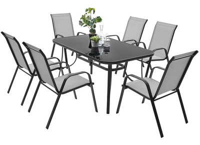 Garden Furniture Set 7 Pieces Garden Furniture Seating Chairs Garden