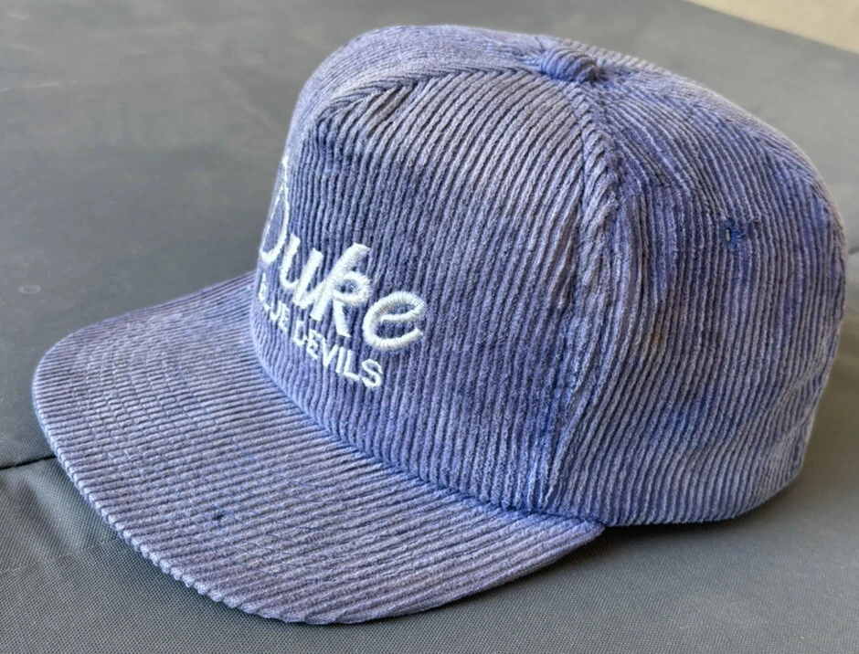 Vintage 90s Duke Blue Devils Sports Specialties Script Hat Cap The Cord Youth - Image 3 of 4