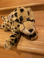 Vintage Animal Alley Plush Cheetah Cub Jungle Leopard Spot Real Life Stuffed 18  