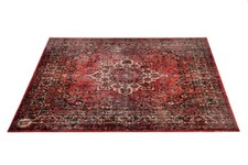 Drum N Base Vintage Persian Style Stage Rug Original Red 6' x 5.25'