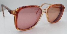 Vintage Diplomat M270 Brown Square Horn-Rimmed Sunglasses Hong Kong FRAMES ONLY