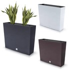 Tall Flower Trough Planter Flower Pot Box Rattan Wicker 58x50cm Indoor Outdoor