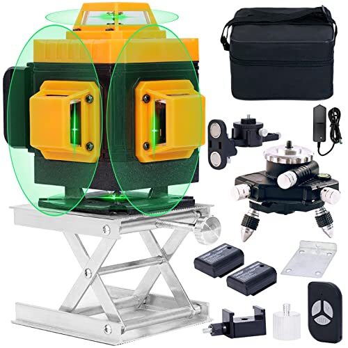 Angel Kiss Livella Laser Autolivellante 4x360° Professionale 4D Livello Linea La
