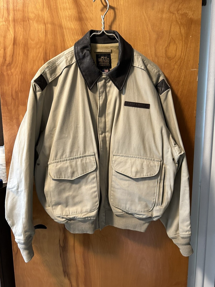 お*豆様 90s avirex A-2 real leather bomber Vintage Avirex A-2 Leather Bomber Jacket Smoker | eBay