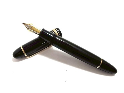 Montblanc Meisterstuck 149 18K 750 Black & Gold Fountain Pen Used - 第 1/6 張圖片