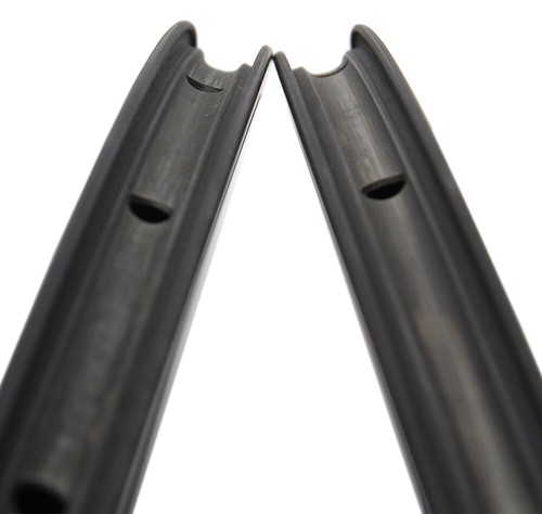 55mm Clincher wheelset carbon matt front rear 700C Road bike wheels rim brake - Picture 4 of 8