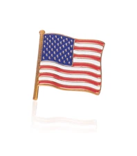 PRESIDENTIAL AMERICAN FLAG MAGNETIC LAPEL PIN