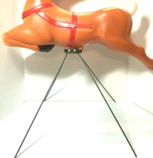 Flying Blow Mold Reindeer Metal Display Stand Replacement Kit 12" height custom