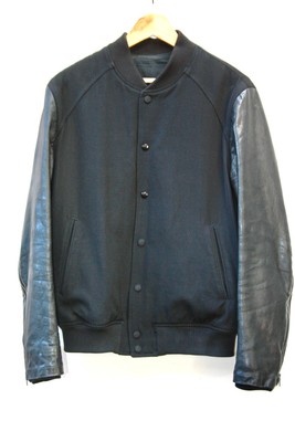 Herren Collegejacke Givenchy Leder und Wolle, 44/34