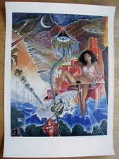 Art Print Mati Klarwein DMZ Size 70 x 100 cm Signed and Numbered
