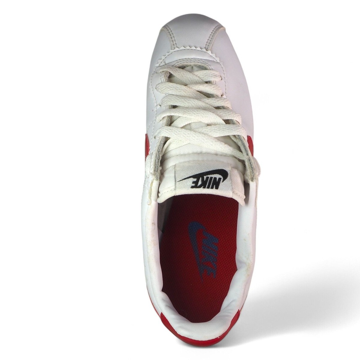 Nike Classic Cortez Leather 'White Red' Casual Sneakers Nike Classic Cortez Leather 'White Red' Casual Sneakers