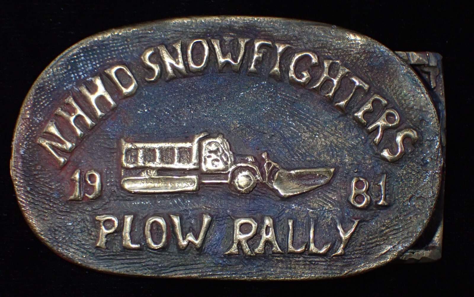 UNIQUE HANDMADE SOLID BRASS VTG. 1981 NHHD SNOWFI… - image 1