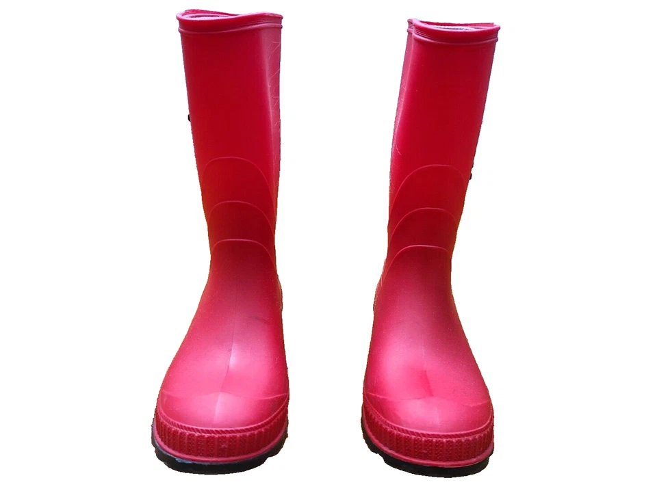 Красные детские дождевые сапоги Kamik Stomp молодежный размер 4 - Изображение 3 из 4