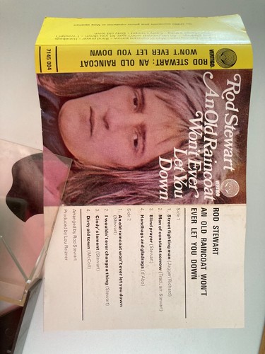 ROD STEWART RARE ORIG 1970 VERTIGO SWIRL CASSTAPE 7145004 GB UNTESTED UKPOSTONLY - Picture 4 of 20