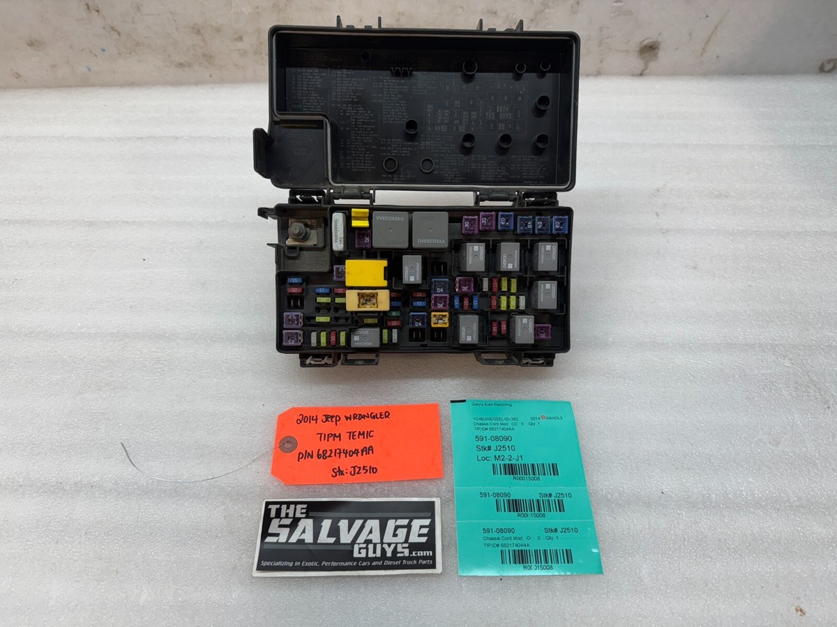 14 JEEP WRANGLER JK TIPM INTEGRATED MODULE FUSE BOX 68217404AA | eBay
