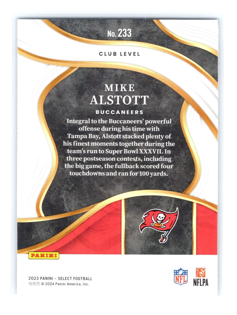レア　スウィート•ロボッツ•アゲインスト•ザ•マシーン　LP シールド未開封 2023 Panini Select Football #233 Mike Alstott Club Level Tampa Bay
