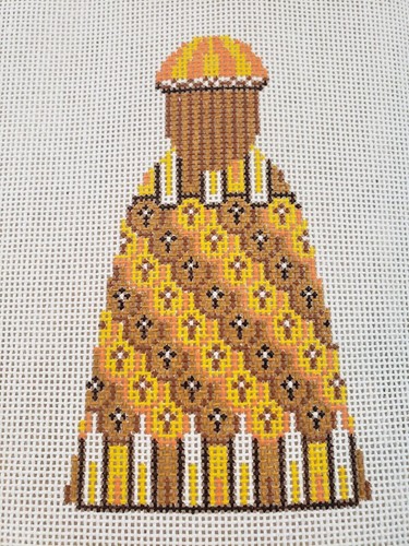 Handpainted Needlepoint Canvas Handpainted Wiseman for Nativity 13m - Picture 3 of 3