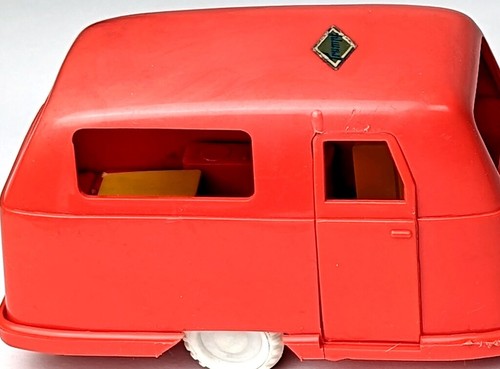 VW Käfer / Beetle mit Wohnwagen, Werbemodell Firma Trumpf Stuttgart 1960er/70er - Bild 4 von 5
