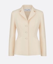 $5000 New Authentic Christian Dior 30 Montaigne Bar Jacket White Ivory 40 8 38 6