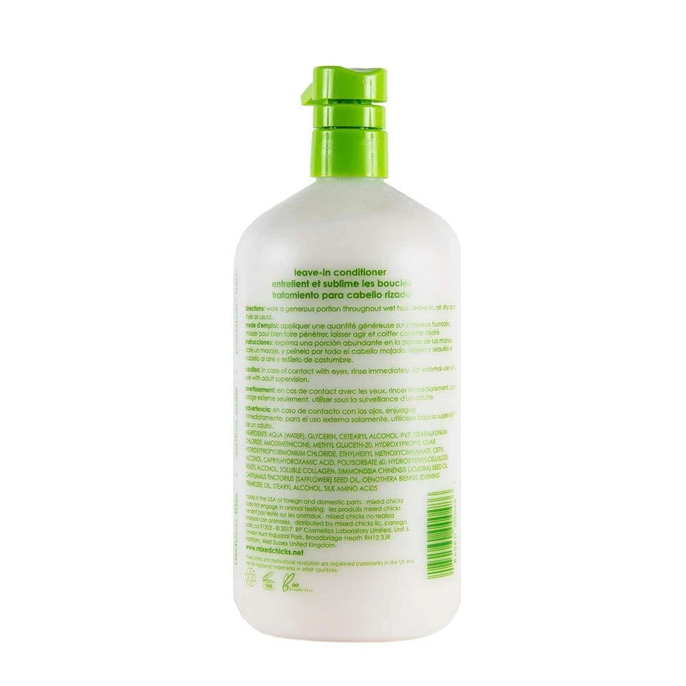 Acondicionador sin enjuague Mixed Chicks Kids, elimina el frizz y define los rizos, 33 fl. oz Foto 2 de 2
