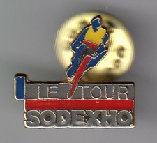 RARE PIN PINS PIN'S .. VINTAGE 1992 TOUR DE FRANCE VELO CYCLING SODEXHO FOOD~US7