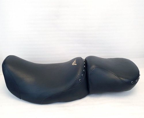 Harley Davidson Road King Studded Solo Seat and Pillion OEM 97-07 52949-97A - Picture 2 of 12