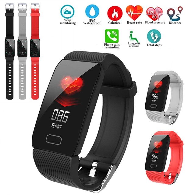 smart band watch bracelet wristband fitness tracker blood pressure heart rate