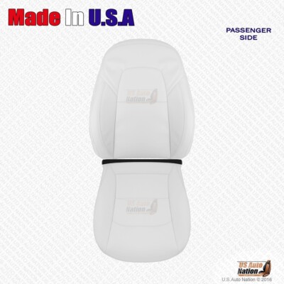 2017 2018 2019 2020 For Tesla Model 3 Passenger Bottom & Top Vinyl Cover White