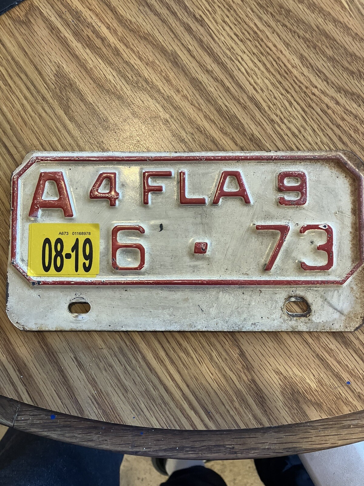1949 Florida motorcycle license plate eBay
