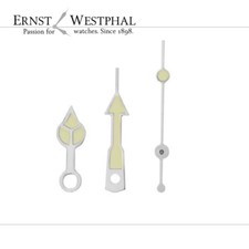 Lancette dell'orologio, set 7,5 mm / 11,0 mm / 11,0 mm, acciaio