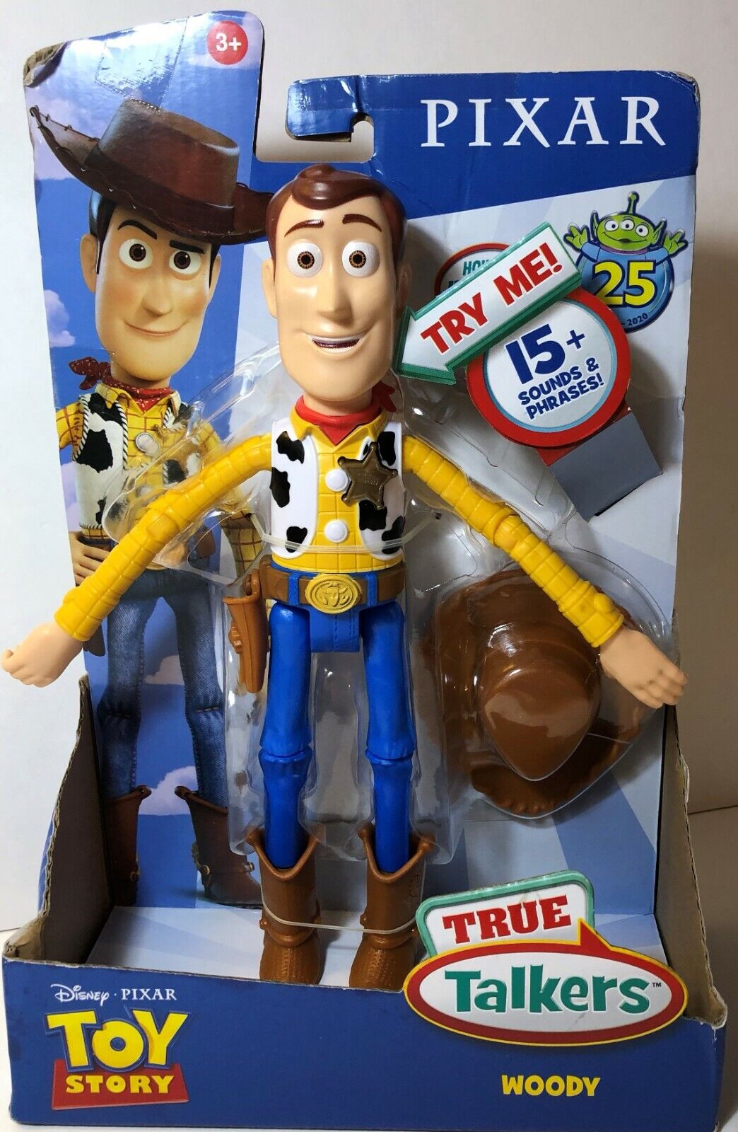 Toy Story Disney Pixar True Talkers Woody 25th Anniversary Figure 9" NEW  Action