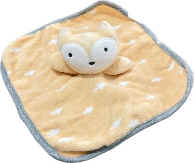 Cloud Island Fox Washcloth Terry Cloth Baby Security Blanket Lovey Orange 9''