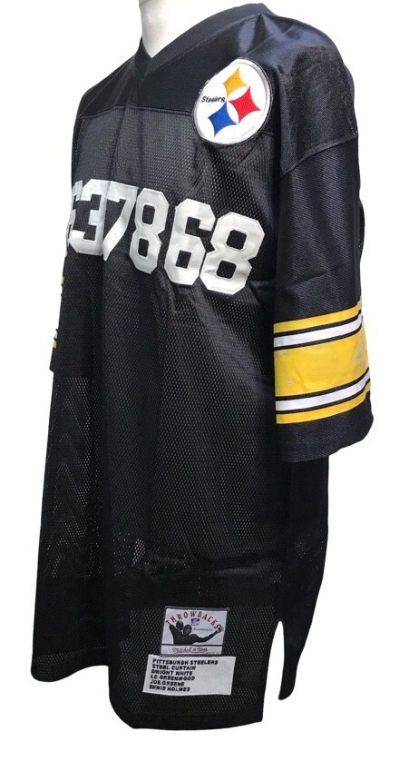 NWT Mitchell Ness Pittsburg Steelers Steel Curtain Football
