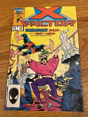 Vintage Marvel Comics Iconic X-Factor #12 1st App Famine 1987 BOOM BOOM CVR B3