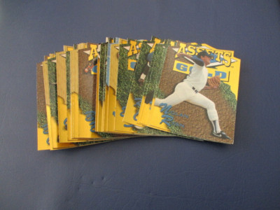 1995 Classic Assets Gold Die-Cut Gold Complete Set 20 Nolan Ryan Shaq Bonds +++