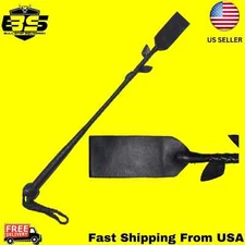 BDSM Leather Flogger Red Sex Whip Long Horse Riding Crop Whip Flogger