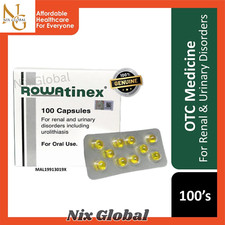 NEW Rowatinex 100 Capsules for Renal Urinary Disorder