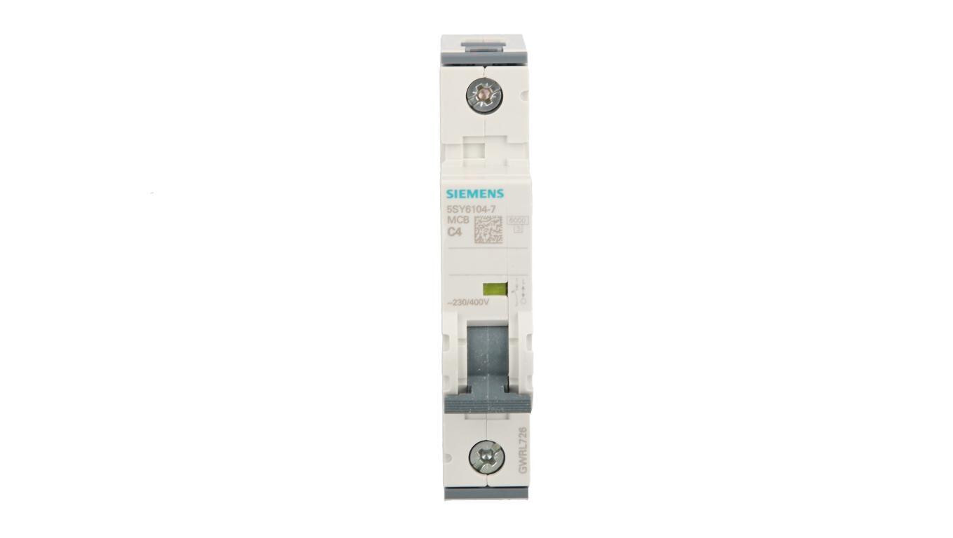 Miniature circuit breaker 1P C 4A 6kA AC 5SY6104-7 /T2UK