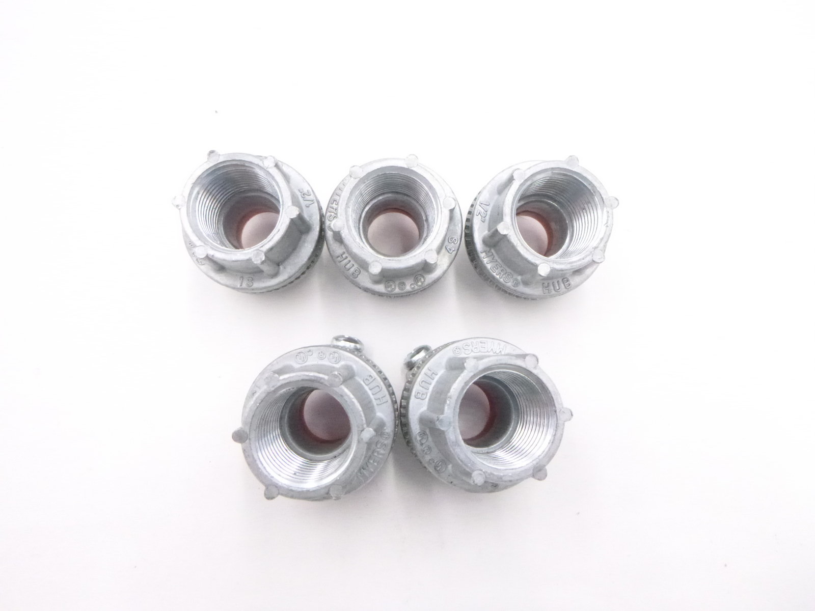 Myers Hub STG1 ScruTite Grounding 1/2" NPT Grounding Hub Zinc NOS