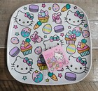 Hello Kitty by Sanrio Set of 4 Square Melamine Plates Easter Party 10" D