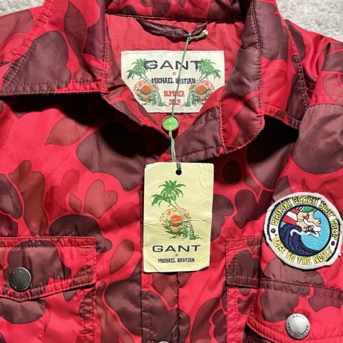 GANT by Michael Bastian Sommer 2012 Kollektion Rot Camouflage Jacke - Bild 3 von 4