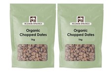 Organic Chopped Dates 2kg by Manor Springs 7.50 per kilo