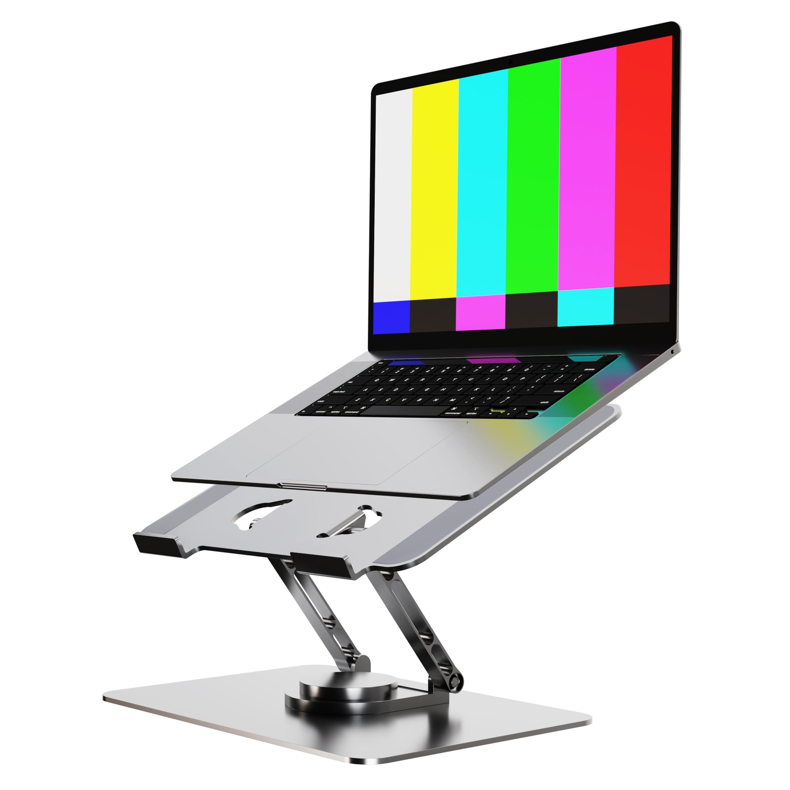 Adjustable Foldable Laptop Stand | 360° Rotating Base Holder, Ergonomic Desig...