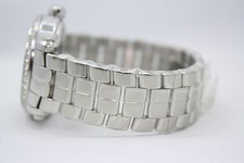 CHOPARD HAPPY SPORT ll ROUND AUTO STAINLESS DIAMOND ENCRUSTED WATCH 278559-3002 7