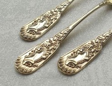 Rare Set 6 Cuillère à Mokka Bruckmann Rococo 800er Argent Mod.140 Um 1888