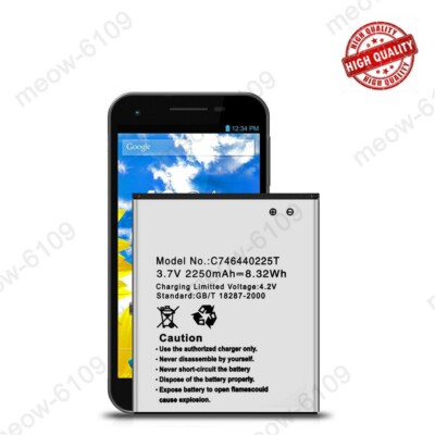 Replacement Battery C746440225T For BLU STUDIO 5.5 D610 D610a D610i D600 2250mAh