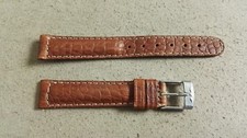 Sector leather strap brown mm 15/12 with steel buckle mm 12 nos